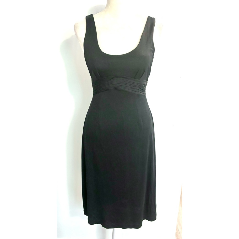 Vintage Iconic Barney’s NY Little Black Dress 65% silk empire waist-Small